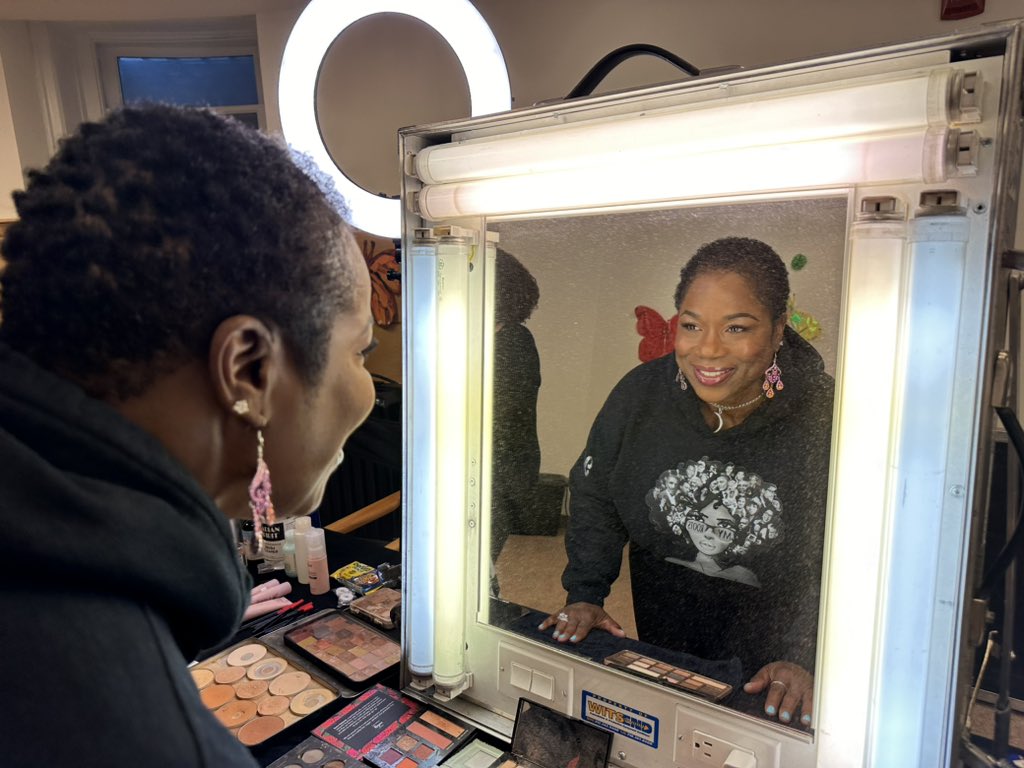 👀Sneak peek behind the scenes!!! Mama Shu is backstage for hair and makeup right now for an exciting national opportunity. We’ll share more soon!!!! From NYC with love on a beautiful day!! ❤️❤️❤️❤️❤️🌺🌺🌺🌺🌺