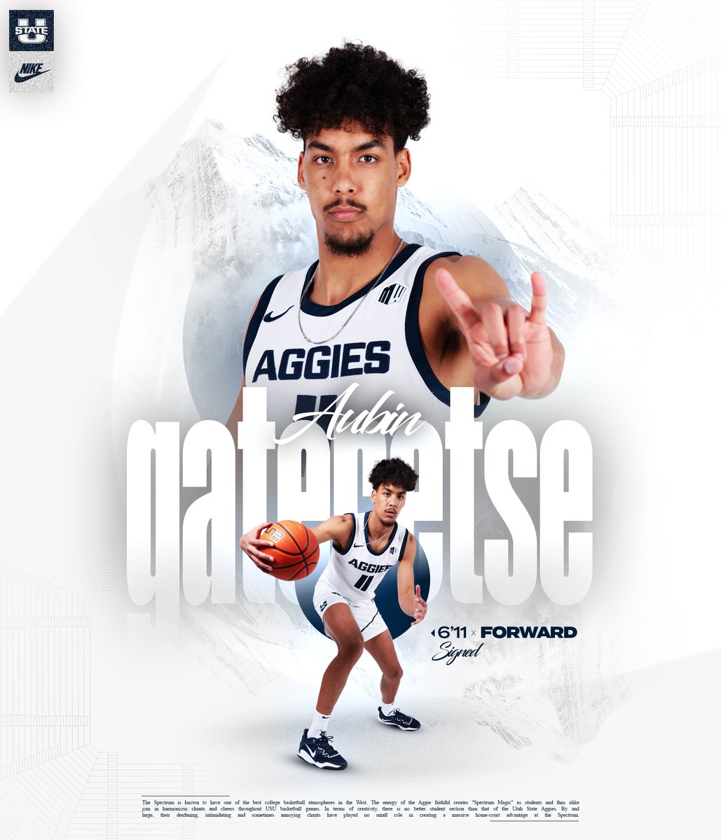 USU Men's Hoops (@usubasketball) on Twitter photo Signed: ๐๐พ๐ซ๐ฒ๐ท ๐๐ช๐ฝ๐ฎ๐ป๐ฎ๐ฝ๐ผ๐ฎ
Welcome to the family <a href="/Aubinoooo/">Aubin Gateretse</a>!
โก๏ธ bit.ly/3QpEk0a Signed: ๐๐พ๐ซ๐ฒ๐ท ๐๐ช๐ฝ๐ฎ๐ป๐ฎ๐ฝ๐ผ๐ฎ
Welcome to the family <a href="/Aubinoooo/">Aubin Gateretse</a>!
โก๏ธ bit.ly/3QpEk0a