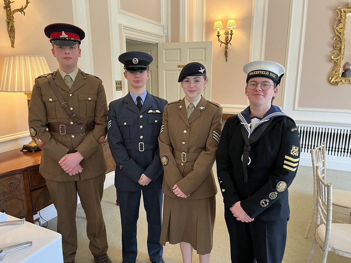 Many congratulations to the 26 #WestYorkshire @KingsAwardVS 2023-24 nominees, most of which were represented at a celebratory gathering @bowcliffehall today. Thank you to @LordMayorLeeds & my 4 LL Cadets for attending. Thank you also to our DL assessors for your valuable work.