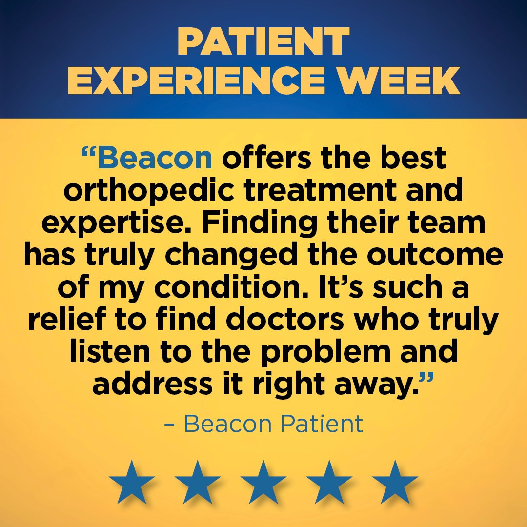 Today kicks off National Patient Experience Week! We're celebrating how Beacon's amazing staff positively impacts the lives of our patients everyday. How can we make your patient experience better?