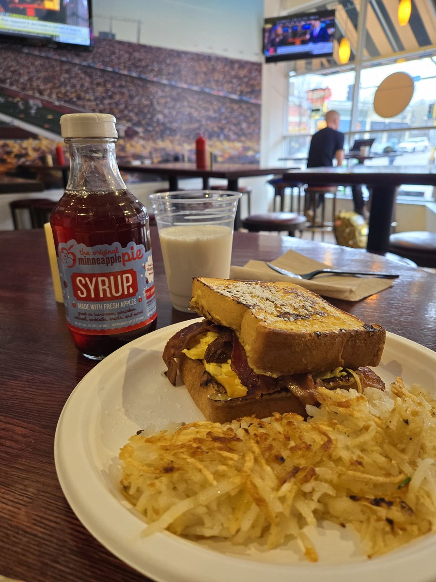 Best Day <a href="/tonysdinermn/">Tony's Diner</a> They are now offering our Apple Cinnamon Syrup in Dinky Town!! Amazing made from scratch food at great prices!
#frenchtoast #sandwich #university #minnesota