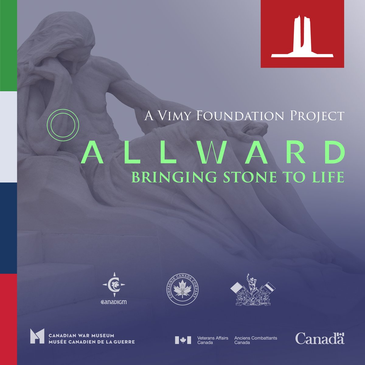 Explore 'Allward: Bringing Stone to Life''. Immerse yourself in the 3D scans of Walter S. Allward's maquettes, the precursors to the Canadian National Vimy Memorial at Allward.vimyfoundation.ca. Experience history in stunning detail!