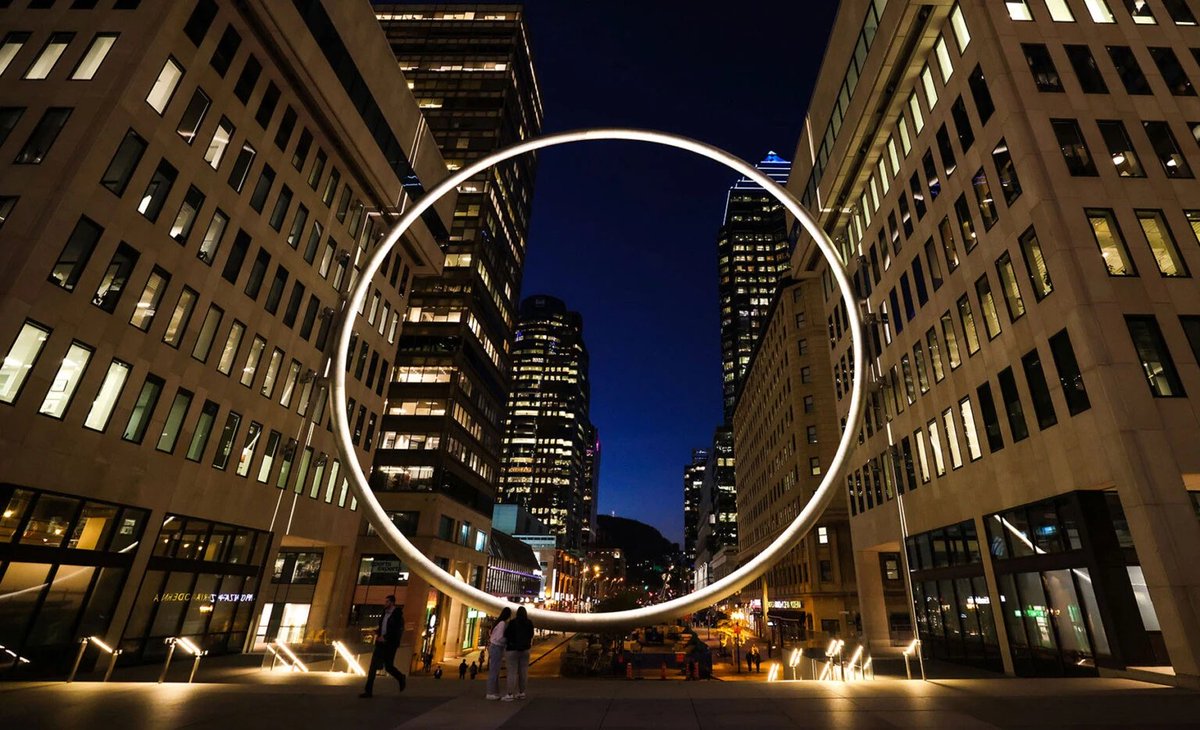 Fun news! The Ring has been awarded with a National Urban Design Award (NUDA), in the Urban Fragments category! ⭕️ ╰┈➤ ccxa.ca/en/news/the-ri… 📷 Charles A. Birnbaum #montreal #design