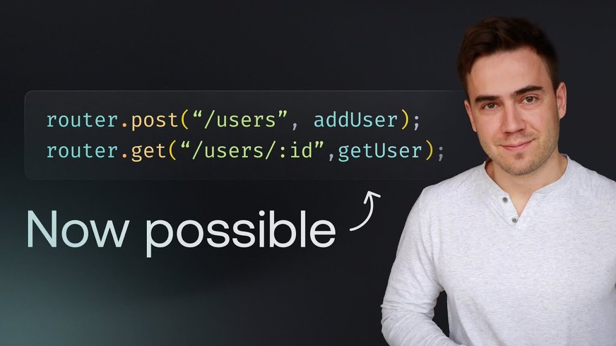 I create many Rest API videos using different technologies. But this is an interesting way to create an express-js-like routing using @appwrite functions. @dennisivy11 creates another must-watch video 🔥 Link below.