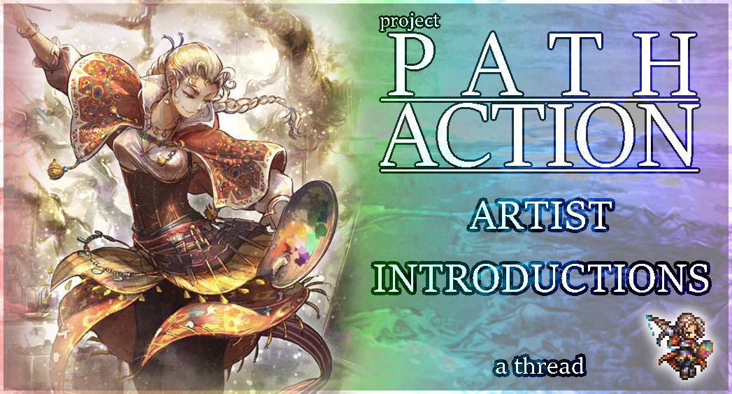 [ A Thread of Artist Introduction Cards ]

This thread is to compile all the introduction cards together so they can easily be looked at again!

Please enjoy the previews, the statements, and the favourites from each PPA artist!
#OctopathTraveler #OctopathCotC #OctopathTraveler2