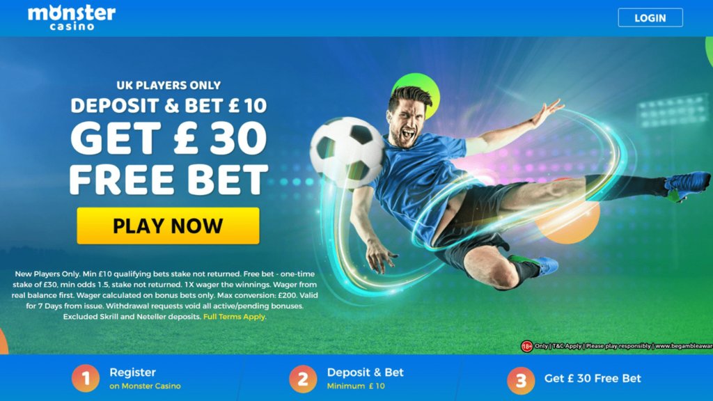 🔥 Join the excitement with Monster Casino

🌟 Deposit & bet £10 and grab a huge £30 FREE BET to play

👉 CLAIM HERE rb.gy/jhrusj

#AD🔞T&Cs apply Bet responsibly

#FreeBets #BettingOffers #Betting #BettingSites