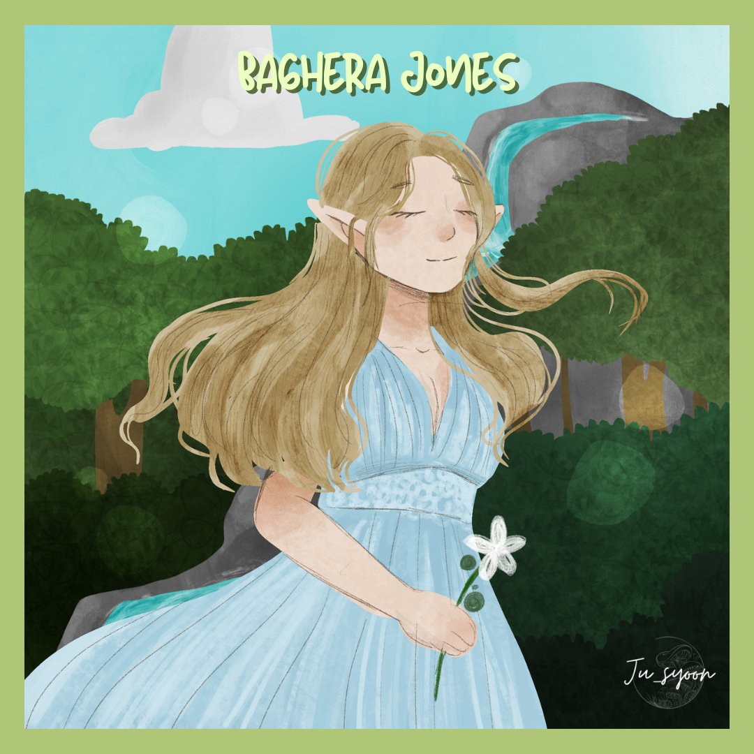 FebreauJustine's tweet photo. Fanart de @Baghera__Jones ! 
Une petite elfe qui danse ~ 🌿🍄
J'espère que ca vous plaît ! Et j'espère qu'elle pourra le voir ✨️
#baghera #horty #elfe #illustration @HortyUnderscore @Baghera__Jones https://t.co/39UsAPEf2m