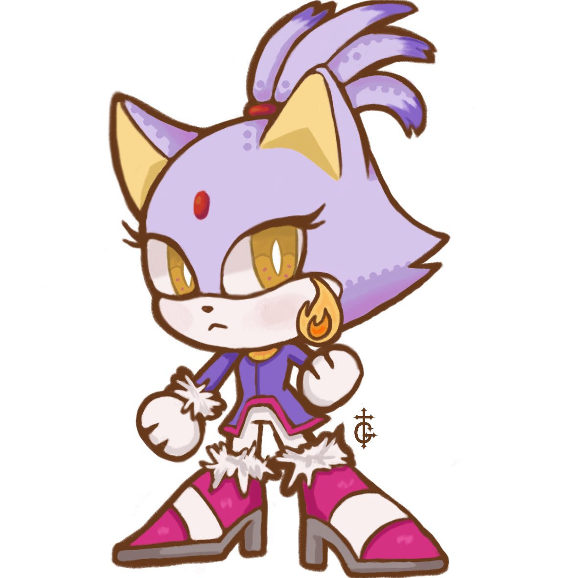 Chibi Silver and Blaze 🤍💜
#sonic #SilverTheHedgehog #BlazeTheCat #chibi #chibiart