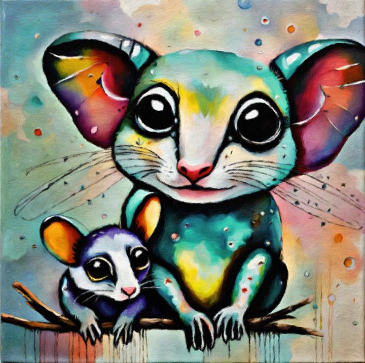 Art of the Day: 'Sugargliders'. Buy at: ArtPal.com/LauriesArt111?…