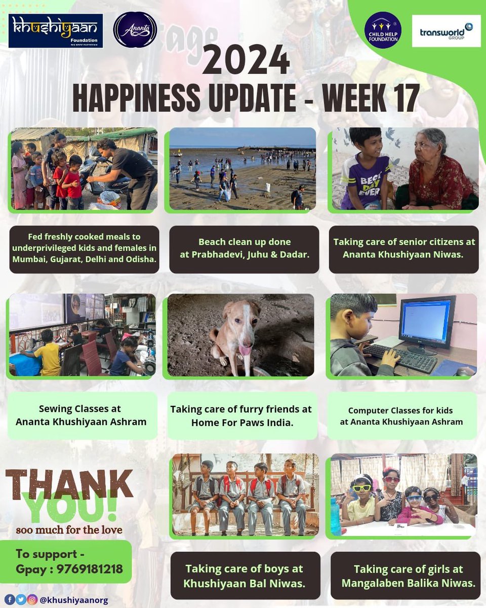 Week 17 Weekly Snapshot! ✨ We’re grateful to everyone for their constant love and support.