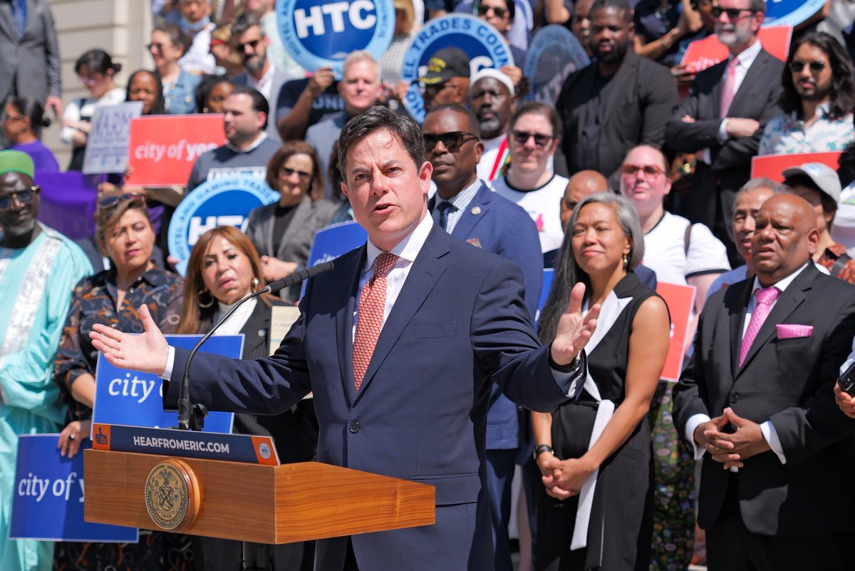NYCPlanning's tweet photo. Big day for NYC: public review for #CityofYes for Housing Opportunity is officially underway!

We’re now one step closer to tackling our housing crisis by creating a little more housing across all our neighborhoods.

A more affordable and equitable city is possible! https://t.co/sZcp0sBNGy