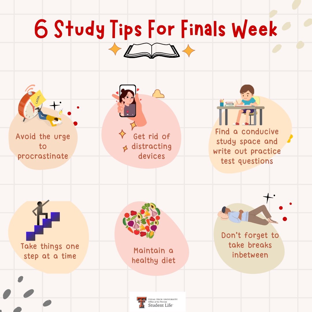 Finals season is officially here!! We know this is the most stressful period semester, and we hope these tips will help you. 

Remember to take a deep breath and know you've got this!

Wishing you the best in your finals!