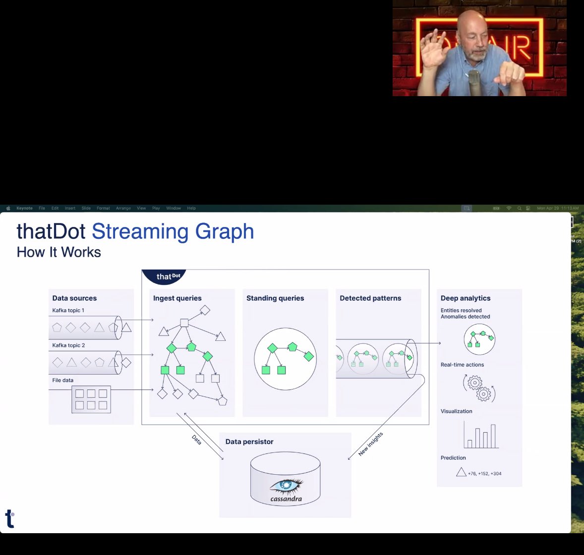 When dealing with #data streaming in, new nodes can be created in live time. What a cool feature engineered by @thatDotinc! @eric_kavanagh @DMRadioOnline