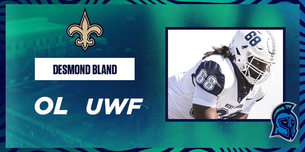 Desmond Bland has signed a free agent contract with the @Saints #GoArgos