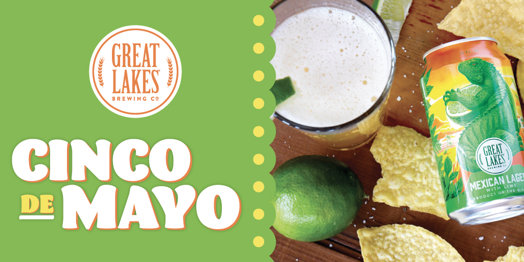 Happy #CincoDeMayo! We're celebrating by cracking open a crisp Mexican Lager with Lime, and crunching on some chips and guac. How are you celebrating?