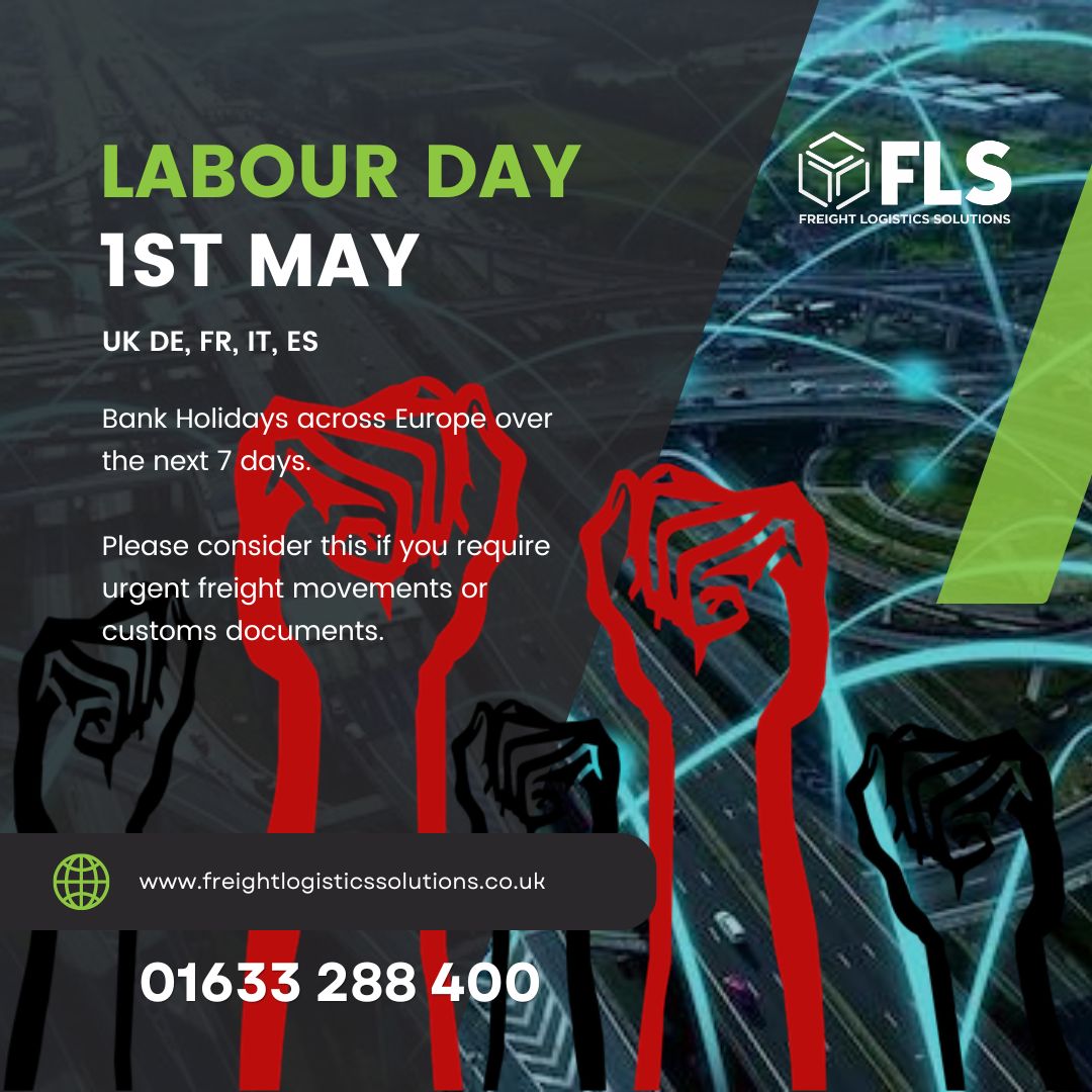 1889 the international federation of socialists and trade unions decided to create the holiday: Labour Day celebrated May 1st, a tradition that continues to this day in 60 countries - please check when making your shipping arrangements - 4 the UK its a great Bank Holiday Monday!.