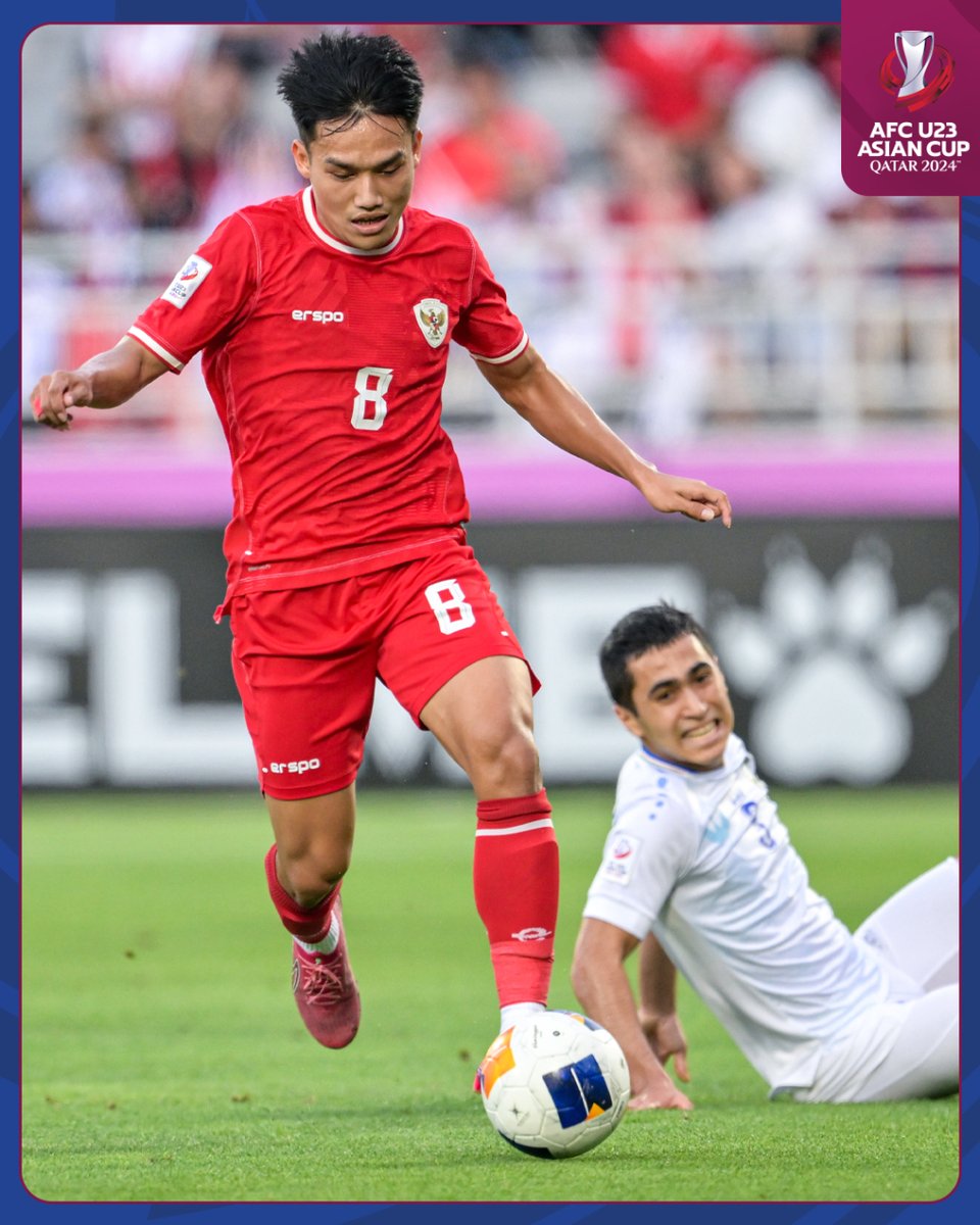 ⏰ FT | 🇮🇩 Indonesia 0️⃣-2️⃣ Uzbekistan 🇺🇿 5️⃣ wins. 1️⃣4️⃣ goals scored. 0️⃣ goals conceded. Resilient Uzbekistan are through to the final for the second consecutive time! #AFCU23 | #IDNvUZB