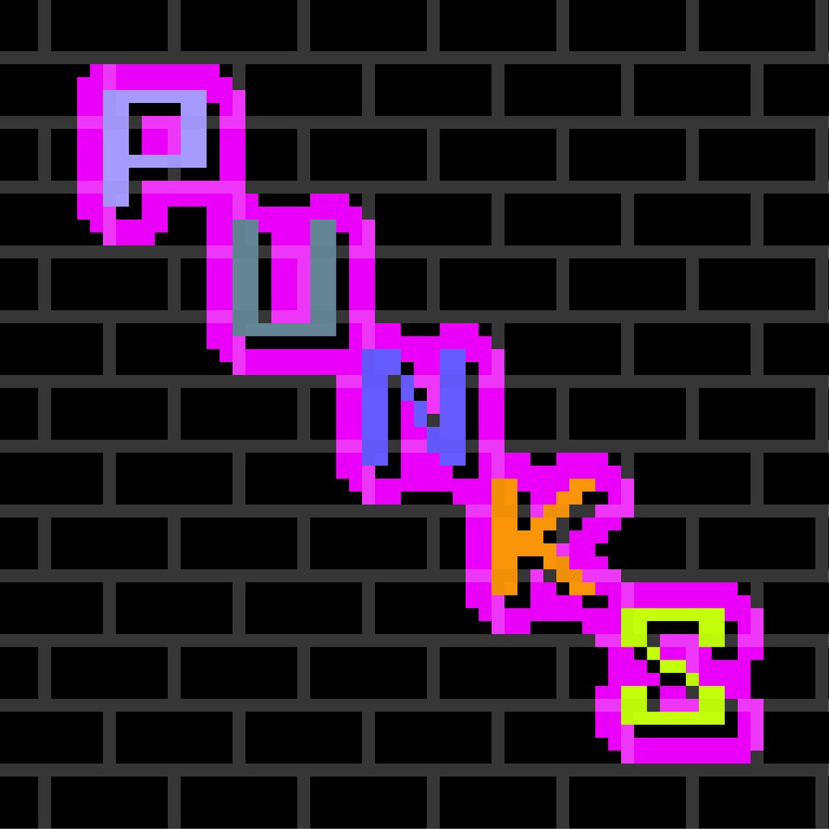 Together with 17 cryptopunks (V1 & V2) and some fam I have now launched PunksWall. PunksWall is the first ordinal project from me and @ScarceLab. 
It minted free, one each, for any cryptopunks and discord members who signed up. Will add some info about it below.  🧵