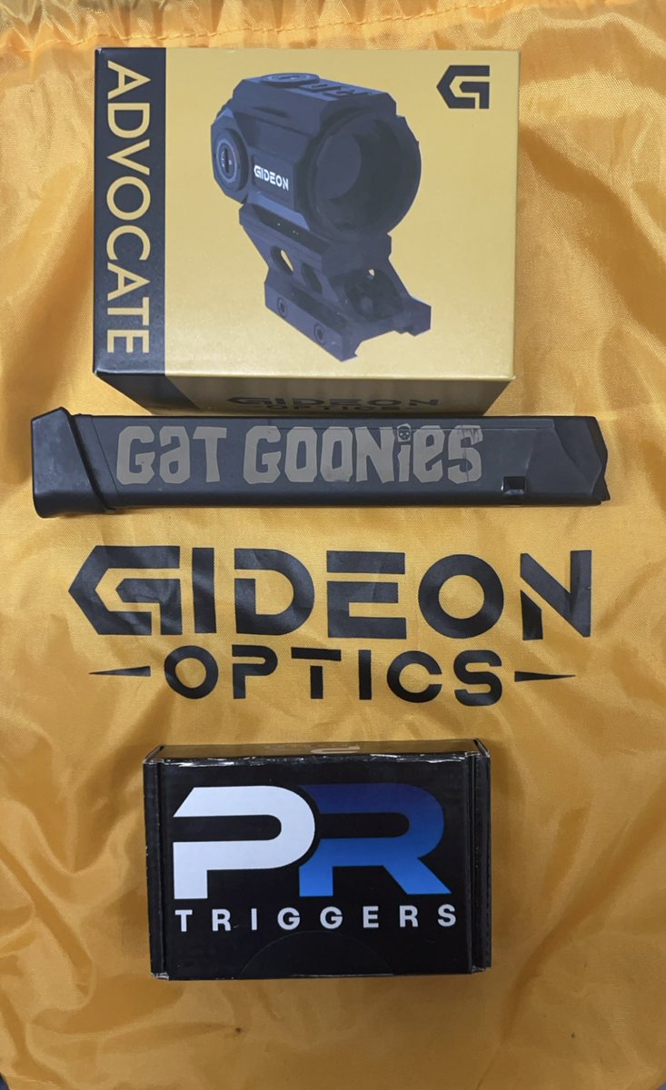 Hands down @GideonOptics @JsdSupply best sponsors of all time. Everybody who competed in #gmm2024 got some gear. Bob and Jordan definitely support the community to the fullest! Great guys and a fantastic time! 🐐 🐐 Make sure you get your PR trigger if you like fun things!