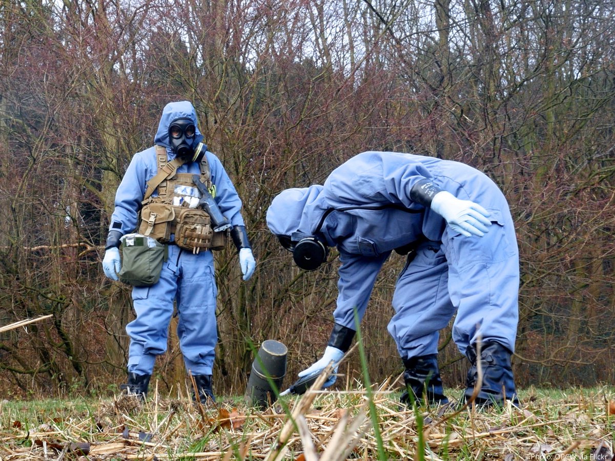 “They do not discriminate between combatant and civilian, nor between battlefield and village. You cannot see them. You cannot smell them. And they offer no warning for the unsuspecting.” - 2013 peace laureate @OPCW, which works to eliminate chemical weapons from our world.