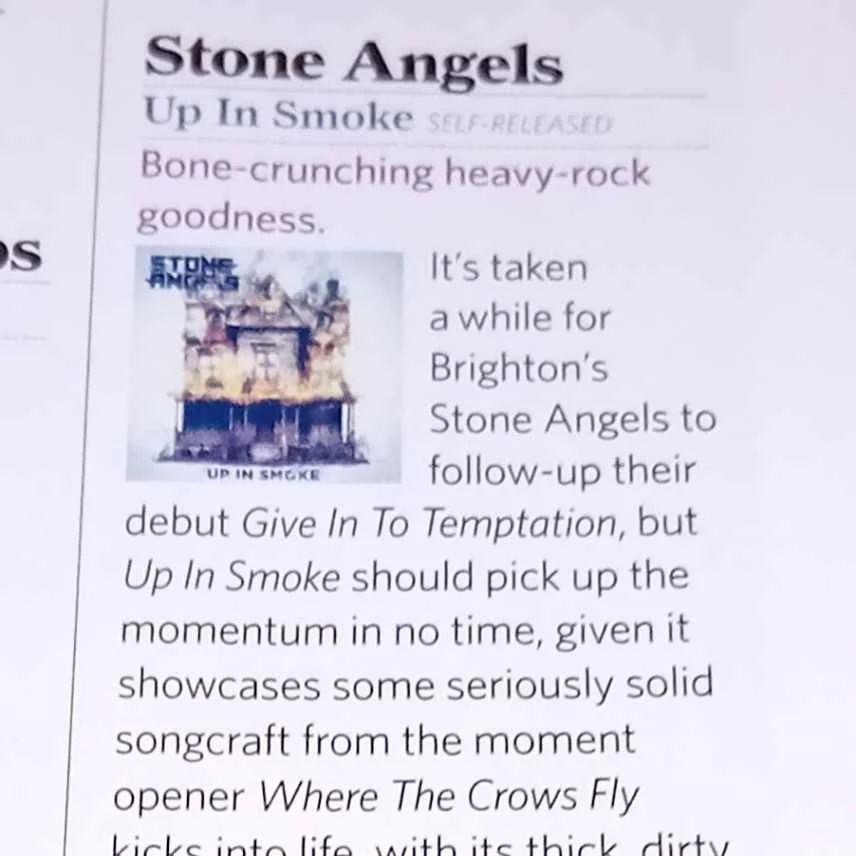 The new @StoneAngelsUK album reviewed in @ClassicRockMag... 'The title track feels like the theme to a tragedy-drenched spaghetti western. An impressive return, 7/10.' Buy CD/vinyl direct from the band: stone-angels.com