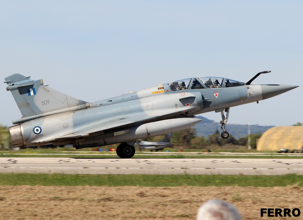 (1/4) Greek AF Dassault Mirage 2000s at Andravida for #iniochos2024 #AvGeek #avgeeks #aviation #planespotting #aviationdaily #aviationphotography @air_intel @scan_sky ✈️2000-5BG - 509