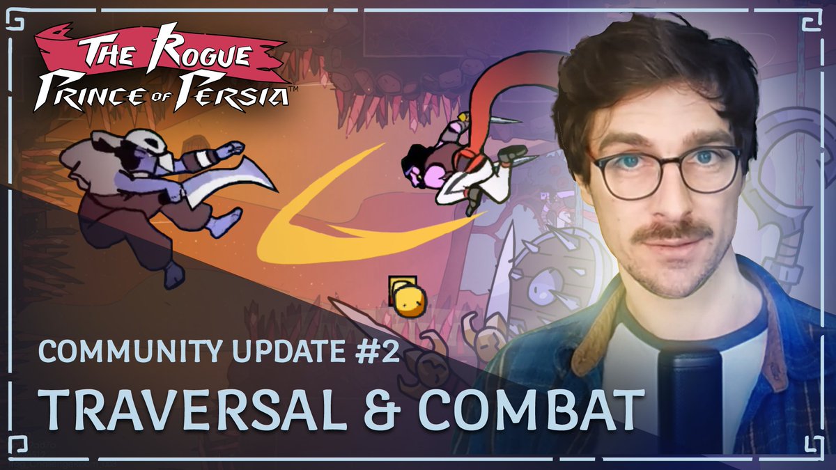 Dive into the acrobatics and combat of The Rogue Prince of Persia in Community Update #2! We're talking wall-running, pole swinging and sword slashing! YouTube: youtu.be/427GbpLiNoY Steam post: store.steampowered.com/news/app/27178…… #gaming #videogame #princeofpersia