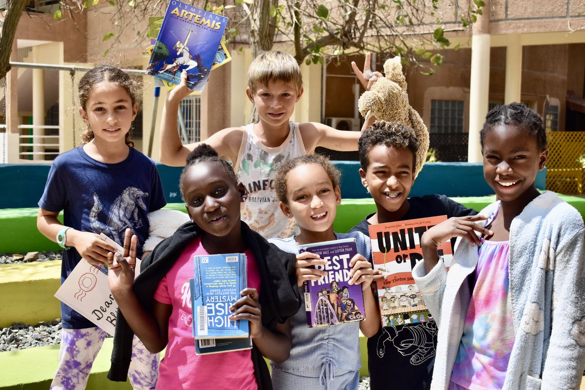 ISDakar's tweet photo. ISD Book Week was a literary celebration of all of how reading and literature enhance our school lives. With buddy reading, a book character parade, a visit by guest authors Karl Nova &amp; Jodi Anderson, and a tree planting in honor of ISD friend &amp; author Benjamin Zephaniah #ISDakar https://t.co/8uSoMrasVf