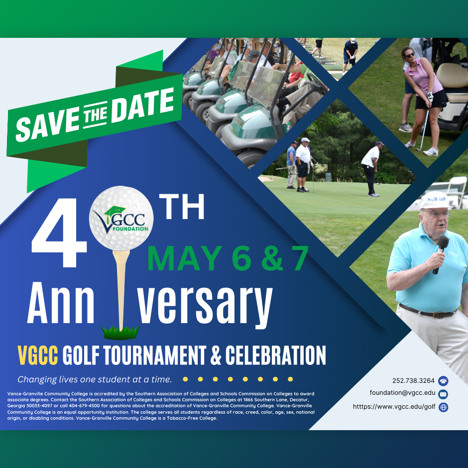 📢 #ICYMI: There's still time to register as a golfer or sponsor for VGCC's 40th Annual Golf Tournament! Enjoy some friendly competition while supporting scholarships & initiatives like the college food pantry 🏌️⛳👏 vgcc.edu/foundation/gol… #educate #inspire #support #vgcc #vgccf
