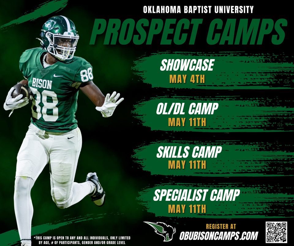 Taggart Brown (@taggart_brown) on Twitter photo 🚨Camps This Weekend!🚨
Need some of the top QBs to come in and throw to the Elite WRs, RBs, and TEs that <a href="/CoachEaton94/">Daniel Eaton</a> <a href="/Zach2Blevins/">Zachary Blevins</a> <a href="/OBUCoachJensen/">Chris Jensen</a> are bringing in!
#FillTheCUP 🚨Camps This Weekend!🚨
Need some of the top QBs to come in and throw to the Elite WRs, RBs, and TEs that <a href="/CoachEaton94/">Daniel Eaton</a> <a href="/Zach2Blevins/">Zachary Blevins</a> <a href="/OBUCoachJensen/">Chris Jensen</a> are bringing in!
#FillTheCUP