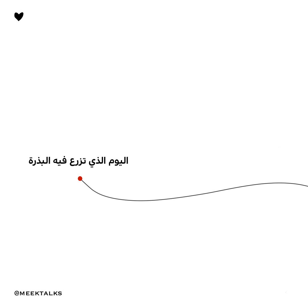 meektalks's tweet photo. الصبر: المسافة المقطوعة بين الغرس والحصاد. https://t.co/3YbavZXROC