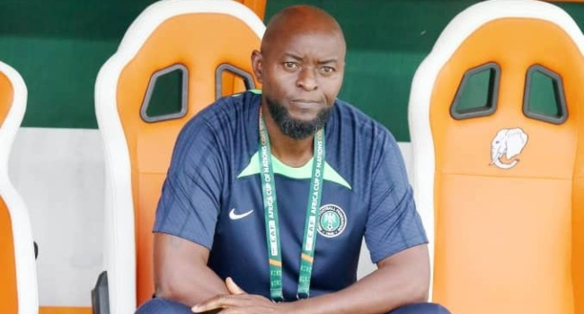 Finidi George Appointed as Super Eagles Head Coach

The Nigeria Football Federation (NFF) has named Finidi George as the new Head Coach of the Super Eagles. #SuperEagles #NFF #FinidiGeorge #HeadCoach #FIFAWorldCup ..1/3