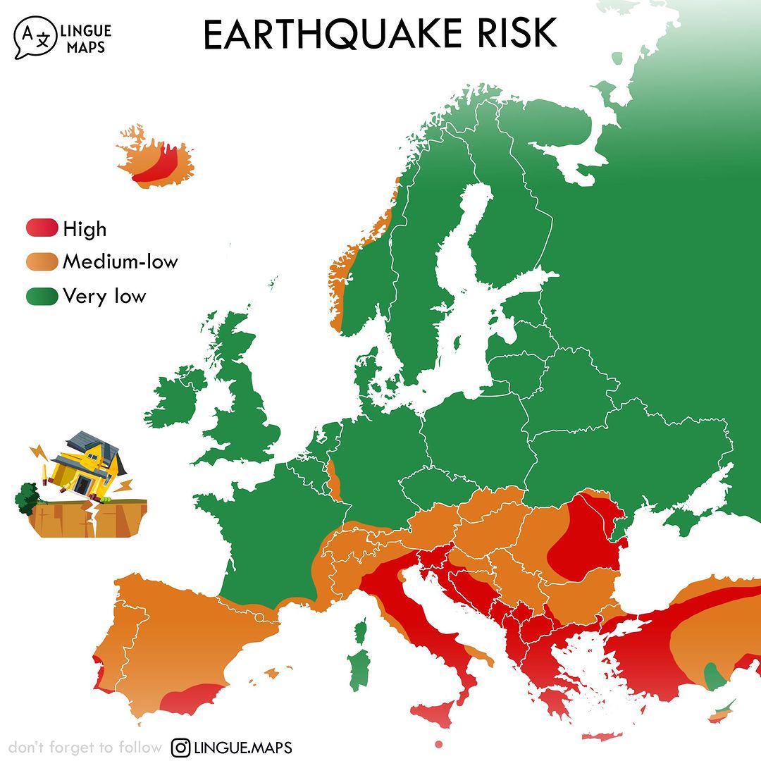 Important facts.

Earthquake risk in Europe
redd.it/1cf46m2
@r_mapporn