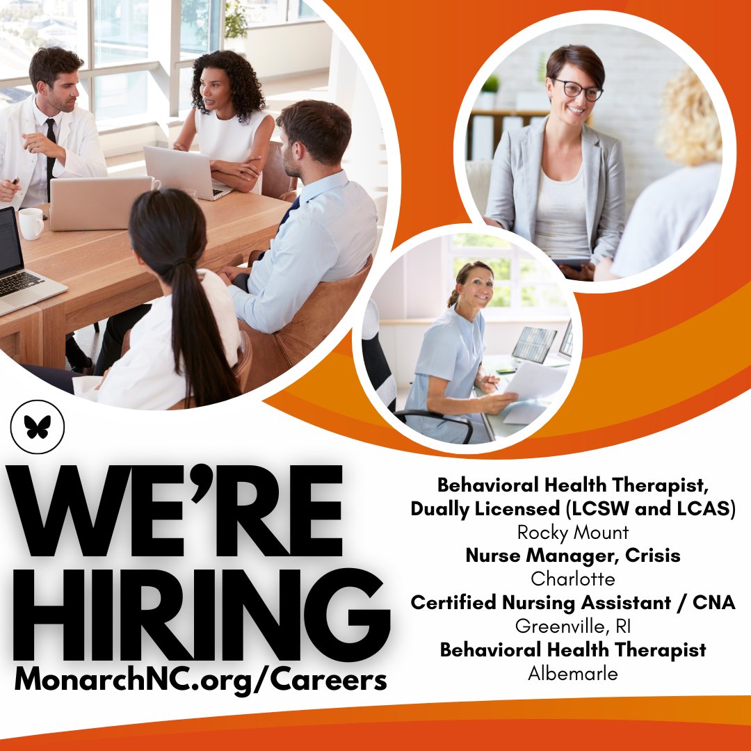 We have rewarding job opportunities immediately available! We have highlighted a few openings in the photo but you can view all of Monarch's available positions and apply by visiting monarch.wd5.myworkdayjobs.com/Monarch.