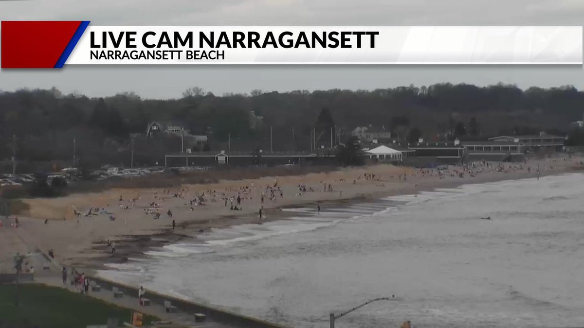 70s at the beach in April? Of course the beach is a little busy. People are itching for good beach weather!