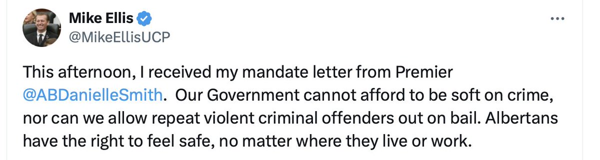 Turns out they can be soft on crime. @MikeEllisUCP didn't respond to my questions for this story.
