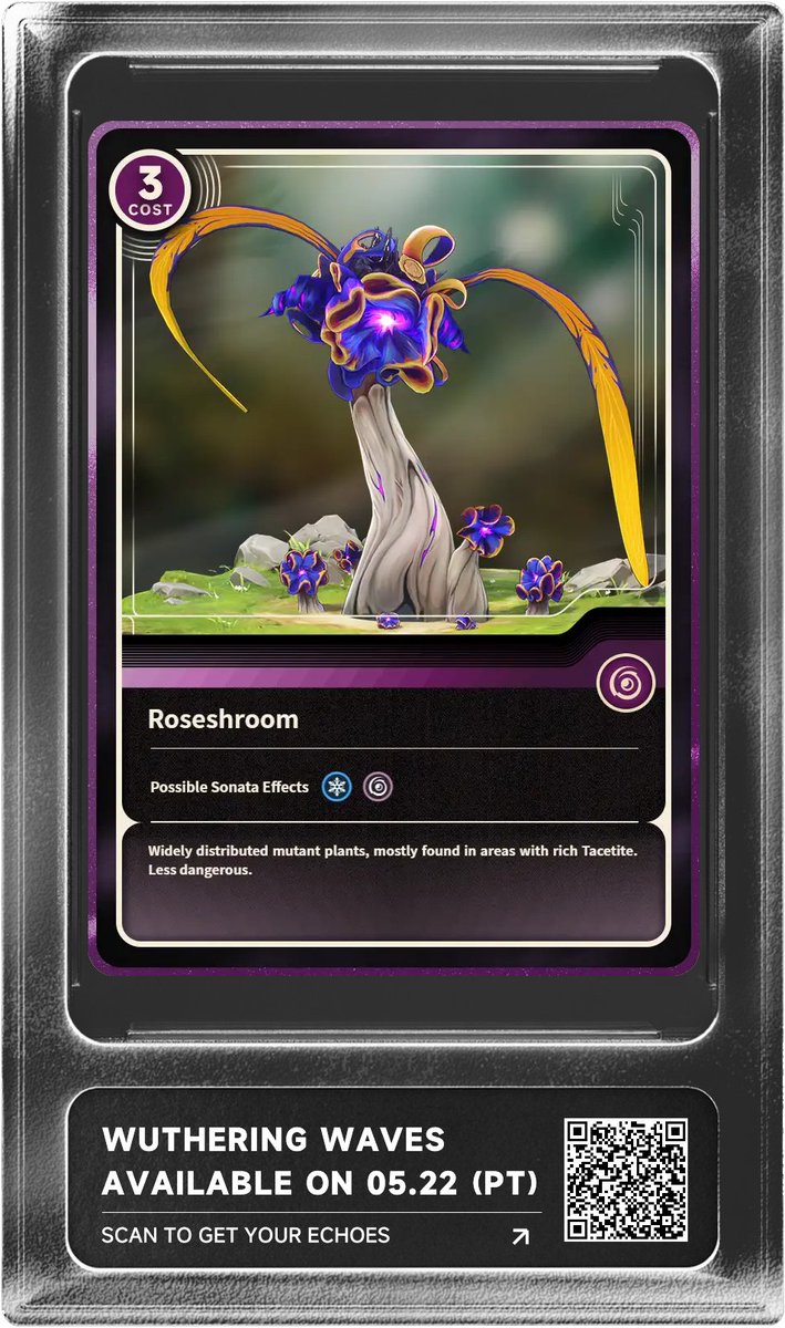 Tap now for a chance to claim 【Roseshroom (4-star)】 for your account! 
Wuthering Waves, a brand new open-world ARPG #WutheringWaves …event-ehcoes-api.kurogames-global.com/share/072bbf5f…