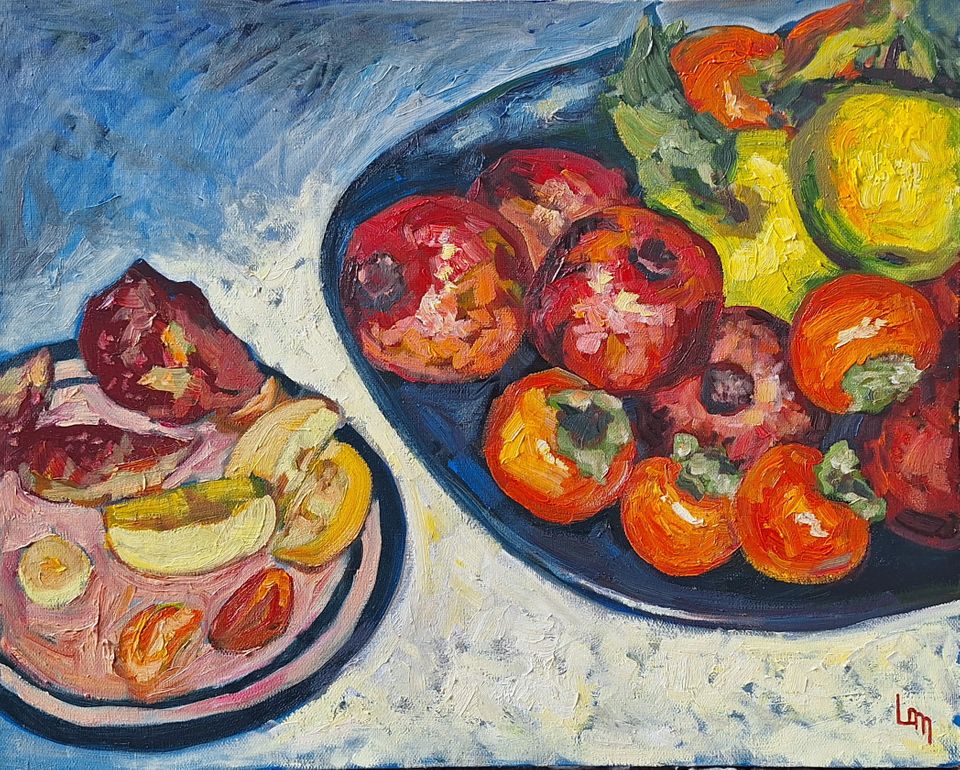 We have a colourful and juicy new arrival!

'Armenian fruits' by Lana Pochikyan
 armenianartistsproject.org/artwork/f8d7e7…

#armenianartistsproject #charityproject #taxdeductibleart