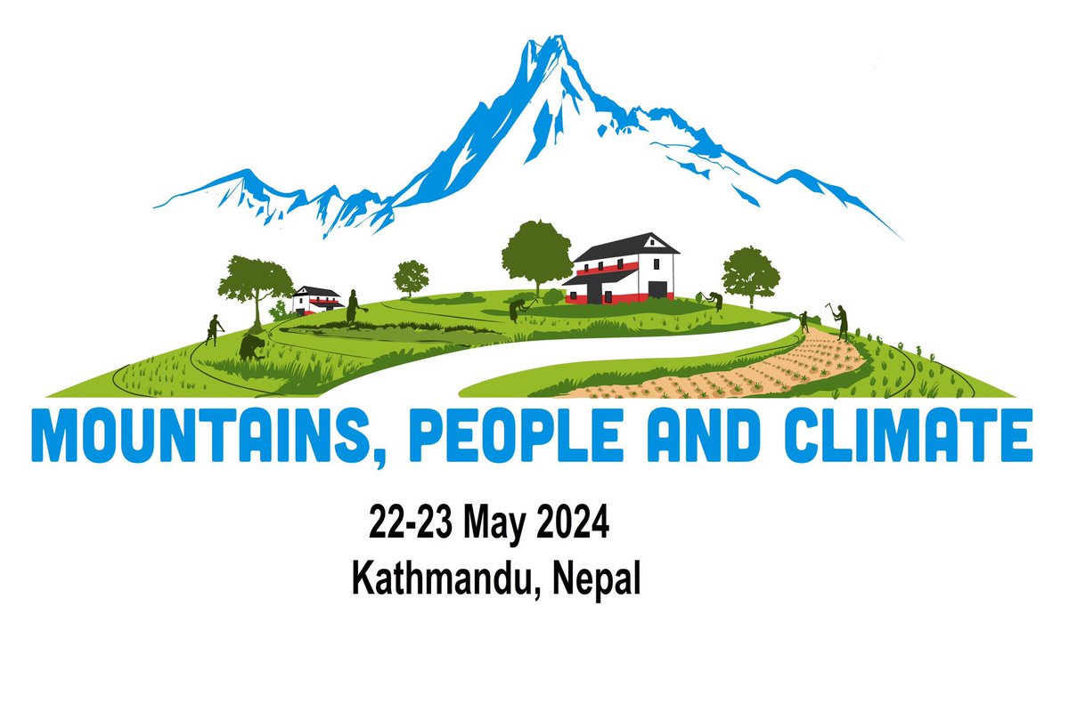 The logo of international experts dialogue on Mountain, People and Climate Change is unveiled today. “Save our mountains to save ourselves”
