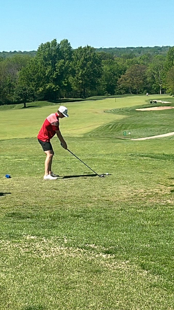 Ethan with drive on #10. Finished front plus 1.