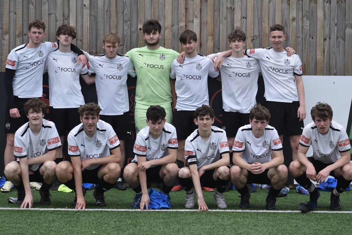 The @Marinefcacademy side pictured after todays game with @FCUnitedAcademy in the @nationallgeU19 played @MarineAFC