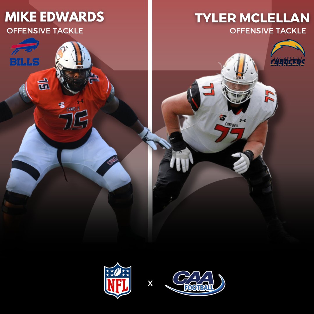 𝐒𝐢𝐠𝐧𝐞𝐝, 𝐒𝐞𝐚𝐥𝐞𝐝, 𝐃𝐞𝐥𝐢𝐯𝐞𝐫𝐞𝐝✍️🐪 Tyler McLellan and Mike Edwards are both signed as undrafted free agents with organizations in the NFL! #CAAfb #NFLdraft #NFL #Boltup #BillsMafia #FightAsONE #ProHumps