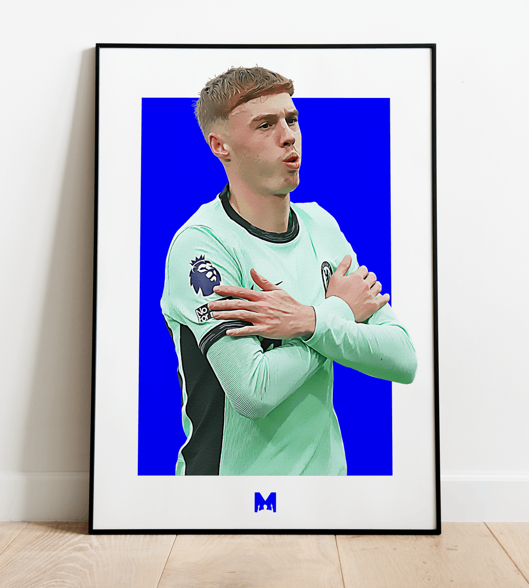 🚨NEW DROPS🚨 We're proud to release 2X Framed Prints to make any Chelsea Fan Happy!🔵 Cole Palmer v Man Utd🏴󠁧󠁢󠁥󠁮󠁧󠁿 Ice Cold Palmer Print❄️ CODE: 'CFC' for 15% OFF All Chelsea Items✅ ➡️mezzaladesigns.co.uk/collections/ch… #CFC