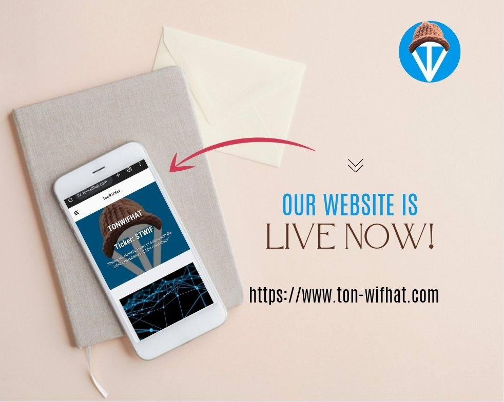 📢 Announcement We are excited to announce to everyone that: 🎩 Our official website is live; ton-wifhat.com Here you'll get access to full details about $TWIF. 🎩 Our $TWIF airdrop registration is also live. Join here👇 t.me/TonwifhatAirdr… Join the airdrop