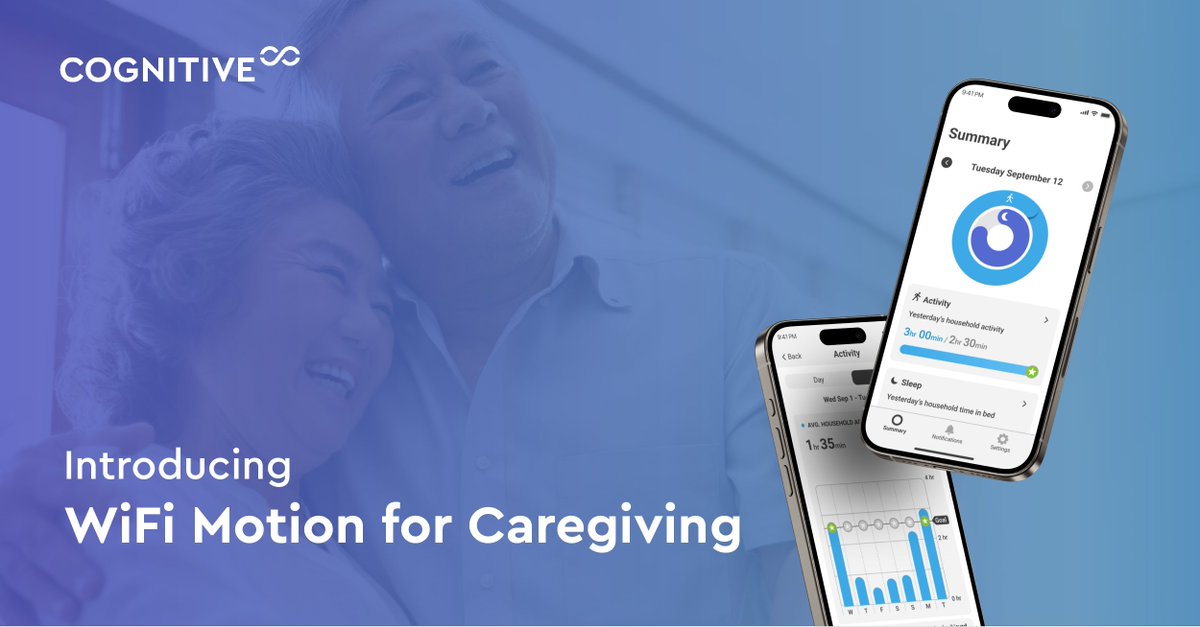 Now available! Integrate WiFi Motion seamlessly into your health tech solutions. WiFi Motion for Caregiving makes it easy to enhance your products with proactive health monitoring. Learn more: cognitivesystems.com/transforming-h…