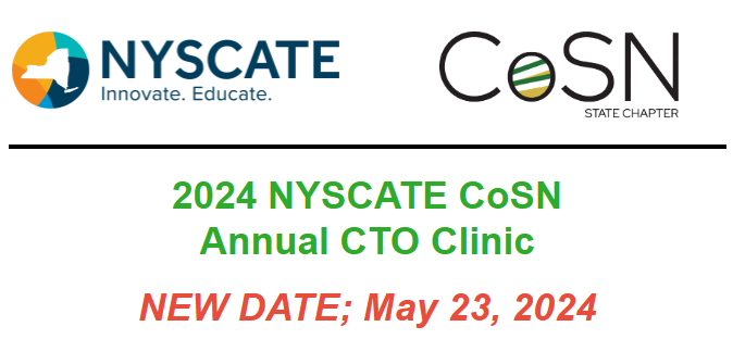 Institutional member districts that are members in both CoSN and NYSCATE are eligible for one complimentary registration as a part of your district membership in CoSN and NYSCATE.