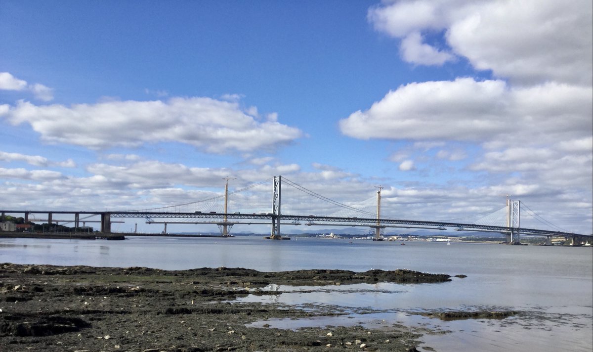 finbarquin's tweet photo. @sheenz_m_ I know it’s a day late but just in case nobody posted the Queensferry Crossing behind the Road Bridge.
#AlphabetChallenge #WeekQ https://t.co/fGAWKQMnsE