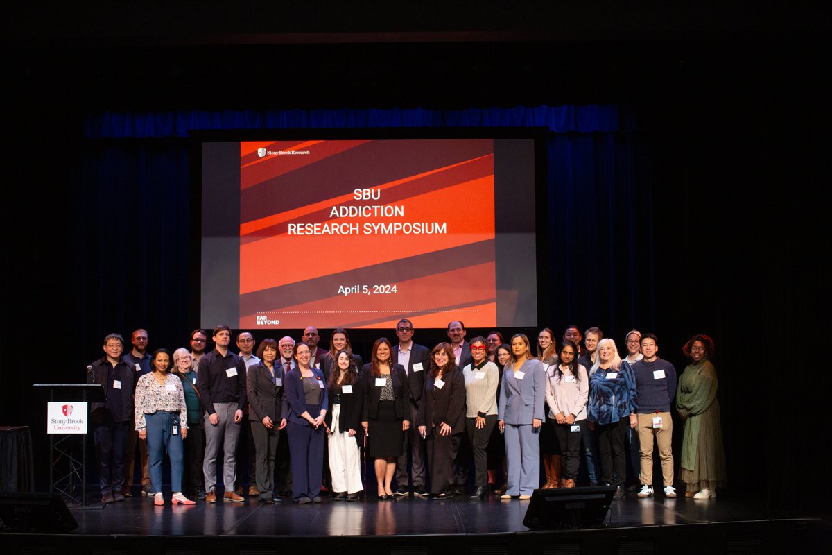 The #SBU Addiction Research Symposium was held on Friday, April 5. Keynote speaker @SBUProvostCL, guest speaker Rita Valentino from @NIDANews, and Stony Brook University faculty presented their addiction-related research.