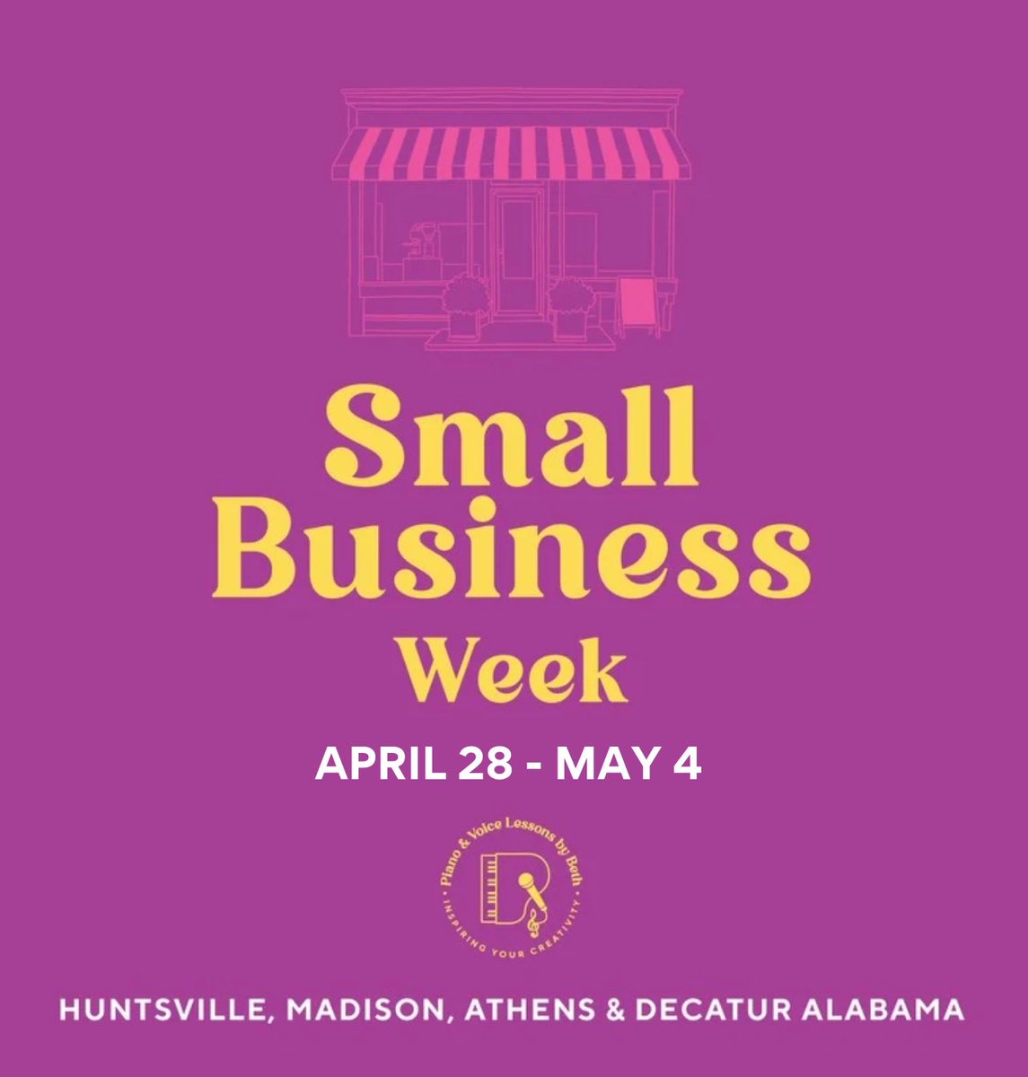 When you shop local, you support businesses who support your community, charities and economies‼️🎗️🎶🤩💲
#SmallBusinessWeek 
#shoplocal 
#femalebusinessowner 
#femalebusinessowner 
#charities
#stimulateeconomy
#MusicMonday 
#musiceducator 
#musiclessons