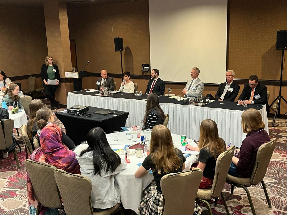 This past Friday, we were pleased to have @eips Chair Cathy Allen and @GPCSD Chair Russ Snoble represent ASBA on the Minister of Education's Youth Council panel. Great insights into the important role of trustees and boards in the Kindergarten to Grade 12 education system. #abed